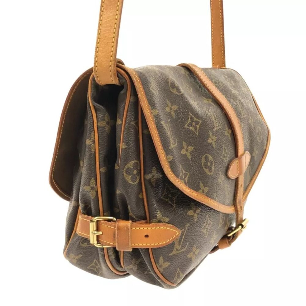 LOUIS VUITTON Saumur Monogram Shoulder Bag Monogram Canvas 574-020325 - Picture 3 of 14